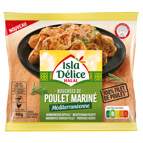 Photo Bouchées de poulet mariné à la mediterranéenne 400g