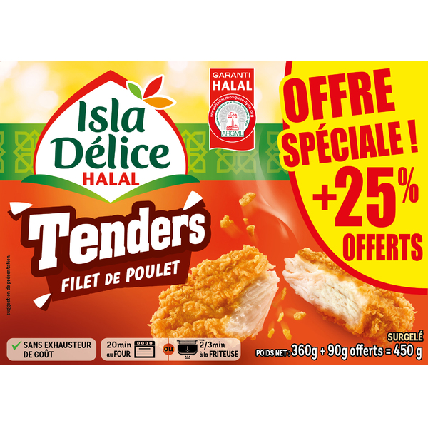 Photo Tenders de poulet original 360g +25% offerts