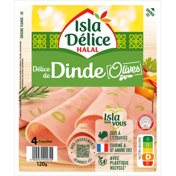 Photo Délice de dinde aux olives 4 tranches