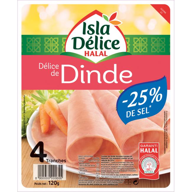 Photo Délice de dinde -25% de sel 4 tranches