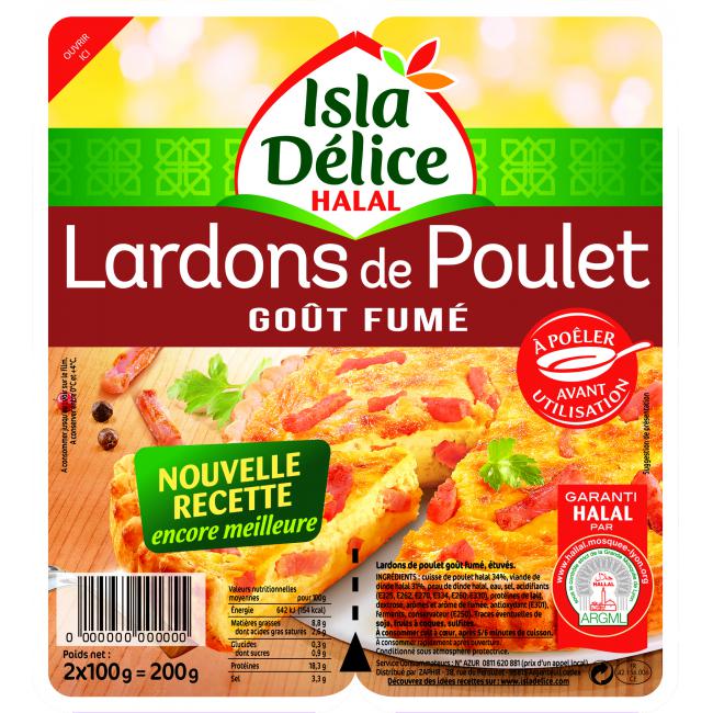 Photo Lardinettes de Volaille goût fumé 2x100g
